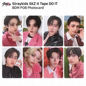 Stray Kids SKZ It Tape DO IT BDM POB cartolina fotografica Bangchan Leeknow KPOP - Foto 1 di 17