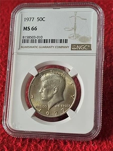 1977 Kennedy Half Dollar. NGC MS 66 #MF-T2581 - Bild 1 von 2