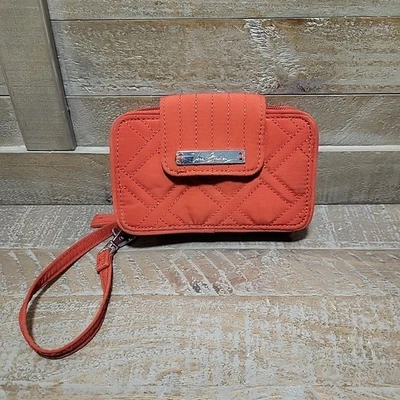 Vera Bradley PULSERA SMARTPHONE TANGO ROJO Acolchado Microfibra Cremallera a Presión Foto 1 de 4