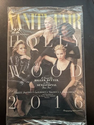 VANITY FAIR Magazine Hollywood  2016 - 22nd Annual OSCAR Issue! NEW IN PLASTIC Foto 1 de 2