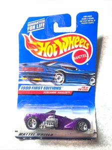 1999 Hot Wheels #918 First Edition 15/26 SCREAMIN' HAULER Drk Purple mit Chrome5Sp - Bild 1 von 1