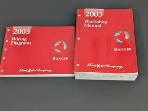 2003 Ford Ranger Service Manual and Wiring Diagrams Manual Set Factory Repair - Bild 1 von 8
