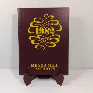 1982 Meads Mill Patriots Yearbook - Full Of Writing - Picture 1 of 2