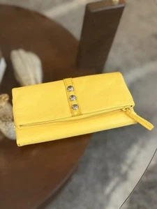 Vintage Yellow Brighton Nolita Shimmer Large Wallet Lemondrop - Picture 1 of 11
