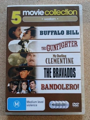 Buffalo Bill,  Gunfighter, My Darling Clementine,  Bravados, Bandolero  Au R4 GC - image 1 of 4