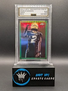 Shedeur Sanders 2024 Leaf Metallic Imaginations #MI-8 Green /25 🔥 AGS 10 🔥 - Bild 1 von 4
