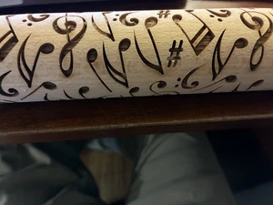 Musiknoten Nudelholz - Bild 1 von 2