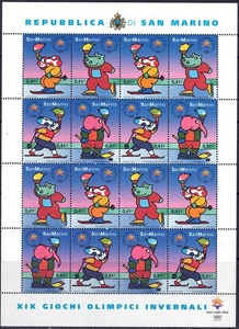 San Marino 2002 Olympische Winterspiele MF POSTFRISCH ** - Bild 1 von 1