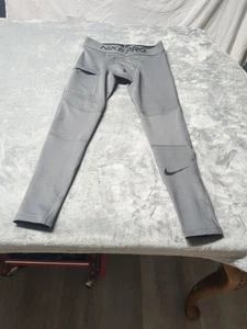 Nike Pro Leggings Frontales Un Bolsillo Gris Ajuste Seco Talla S Para Mujer - Imagen 1 de 7