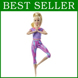 Flexible blonde Puppe in Athleisure-Kleidung für Kinder - Bild 1 von 11