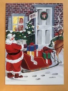 1991 Pro Set Spanish Santa Claus #E5 Felicidades Card SP Rare Insert - Bild 1 von 2