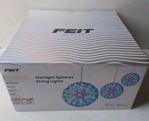 Feit Electric Starlight Spheres String Lights New In Box - Picture 1 of 7