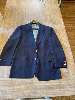 Jack Nicklaus Tournament Series Navy Button Blazer Sport Coat Suit Jacket 42R - Image 1 of 4