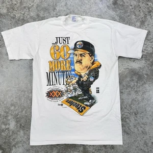 Vintage Pittsburgh Steelers Shirt Mens Medium bill Cowher Caricature 1996 90s - Picture 1 of 10