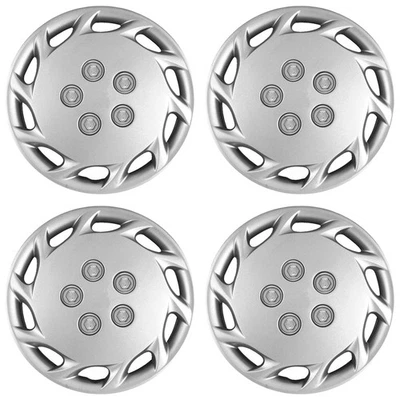 Tapacubos de cubierta de rueda plateada push-on de 14" para Toyota Camry 1997-1999 Foto 1 de 4