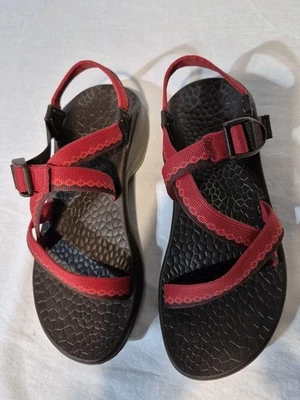 Chaco Women's Z/1 Classic Strappy Sandals Red Size 8 Outdoor Nature Beach Water - Image 1 of 4