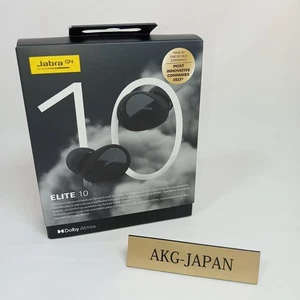 Jabra Elite 10 True Wireless Earbuds Noise cancelling Black NEW Japan - Picture 1 of 10