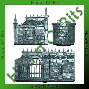 WARHAMMER BIN BITS GARDEN OF MORR - WALLS