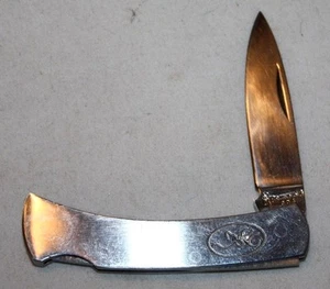 VG+ BROWNING JAPAN "SMALL BUT MIGHTY"  304 STAINLESS STEEL LOCKBACK 4.25" OPENED - Picture 1 of 9