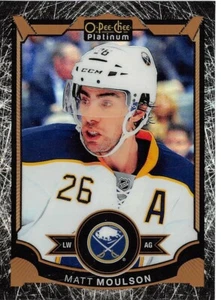 2015-16 O-Pee-Chee Platinum Black Ice #104 Matt Moulson /99 - Foto 1 di 2