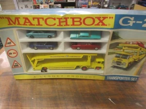 Set trasportatore vintage anni '60 MATCHBOX G-2 - Made in England - NOS ANCORA SIGILLATO - Foto 1 di 6