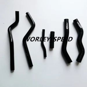 Black Radiator Silicone Hose For Aftermarket CR125 CR125R CR 125 R 1990-1997   - Imagen 1 de 10
