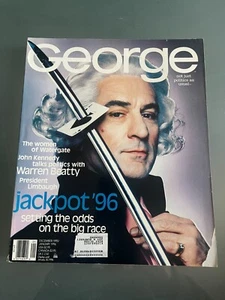 DECEMBER 1995 JANUARY 1996 GEORGE MAGAZINE - ACTOR ROBERT DE NIRO - JFK JR - Picture 1 of 1