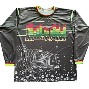 ALPHA ( Amped Up Fishing ) Men’s Size 3X Fishing Long Sleeve Nylon Shirt - Picture 1 of 7