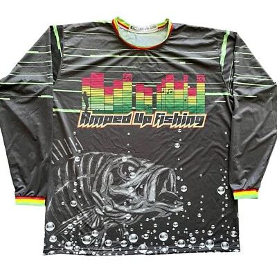 ALPHA ( Amped Up Fishing ) Men’s Size 3X Fishing Long Sleeve Nylon Shirt - Image 1 of 4