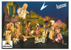 Die Weihnachtsgeschichte ✴ Grußkarte der Augsburger Puppenkiste ✴ AK Postkarte - Bild 1 von 3