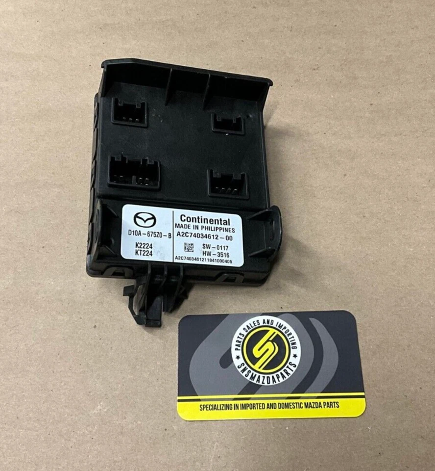 Módulo de control de carrocería 16-19 Mazda Miata MX5 MX-5 Miata OEM ND BCM D10A-67-5Z0B Foto 1 de 1