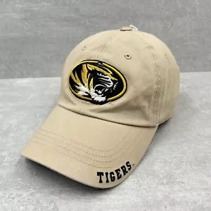 Missouri TIGERS Hat Baseball Ball Cap ADJUSTABLE Beige Relaxed Fit NCAA - Picture 1 of 9