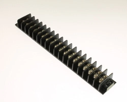 18-540 Cinch 18 Position Double Row High Barrier Terminal Block Board Strip - Image 1 of 1