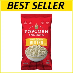 Crispy Movie Theater Butter Popcorn - Family Size 4.75 Oz Bags (Pack of 12) - Picture 1 of 10