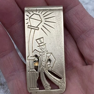 Vintage Anson Geldklammer Halter betrunken & der Lichtmast Zylinder Hut Smoking Straßenlaterne - Bild 1 von 8