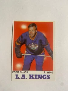 1970 71 Topps Hockey Card #35 EDDIE SHACK L.A.Kings - Picture 1 of 2