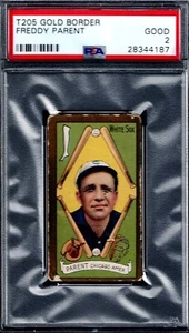 PSA 2 1911 T205 Freddy PARENT - Piedmont, Chicago White Sox - Picture 1 of 2