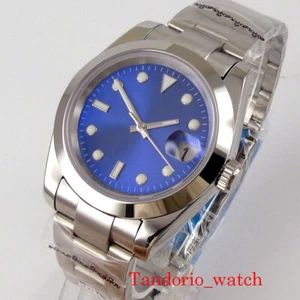 Reloj automático para hombre Bliger de alta calidad 36 mm esfera azul estéril NH35 MIYOTA 8215 - Imagen 1 de 6