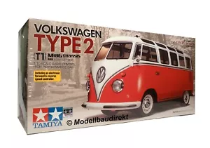 VW Samba Bus T1 Typ 2 M-06 Chassis RC Elektro Bausatz 1:10 Tamiya 58668 NEU & OV - Bild 1 von 1