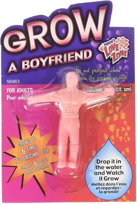 GROW A BOYFRIEND YOUR OWN  MAN MALE RUDE SECRET SANTA GIFT STOCKING JOKE GAG TOY - Image 1 of 4