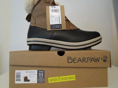 Bearpaw Womens Leighton Wool Blend Lined Winter Boots Tan/Black Size 11 - Image 1 of 4