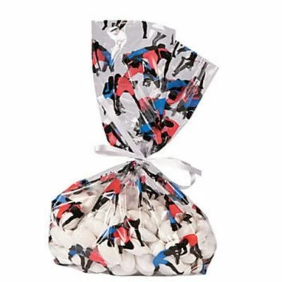 Paquete de 12 - Bolsas de celofán de lucha - Rellenos de bolsas de fiesta Foto 1 de 2