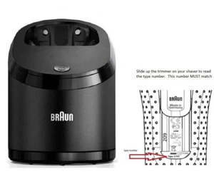 Braun Clean & Charge Base Type 5430 for Series S9-3(type 5793) Models ONLY - Picture 1 of 4