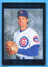 1993 Investor's Journal Baseball Blue Foil Insert Card - Choose Your Card