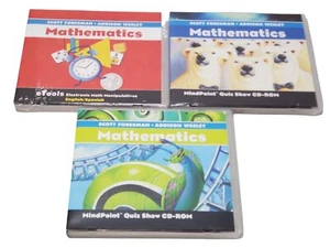 Scott Foresman Lot Of 3 Mathematics Educational Software Games Win/Mac - Picture 1 of 9