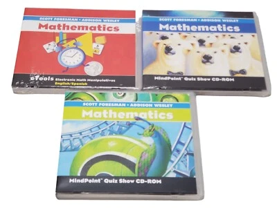 Scott Foresman Lot Of 3 Mathematics Educational Software Games Win/Mac - Image 1 of 4