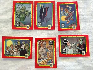 6 Universal Monsters Cards National Safe Kids Campaign. 2 Packs of 3 Cards Each - Picture 1 of 3