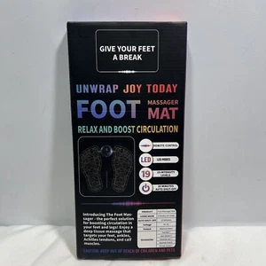 EMS Foot Massager Mat for Muscle Relaxation, Leg & Foot Massage, TENS ~ NEW - Picture 1 of 3