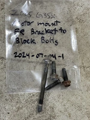 Infiniti G35X 2003-2006 OEM lado derecho pasajero motor soporte pernos Foto 1 de 2