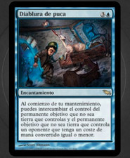 MTG Rare - SPANISH Puca's Mischief x1 NM - Shadowmoor